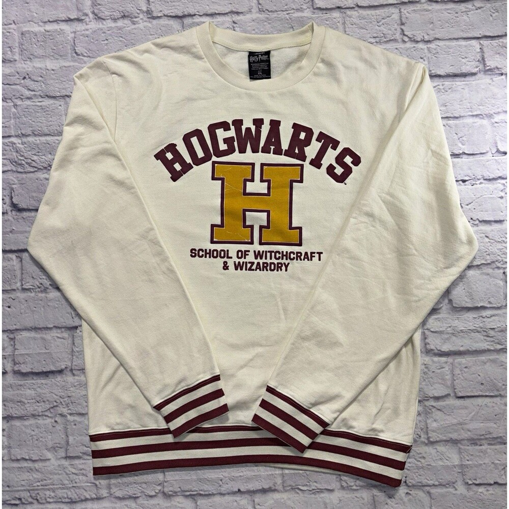 Harry Potter Hogwarts School Witchcraft Wizardry Crewneck Sweatshirt XXL